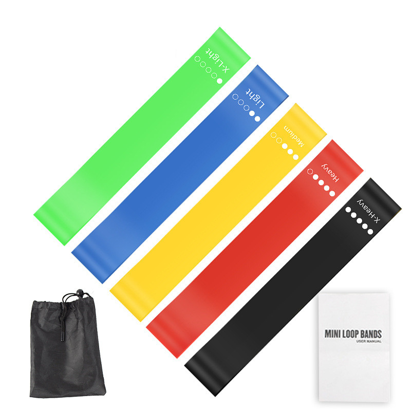 Milanaise Mesh Band - 5Pcs TPE Resistance Bands Set with