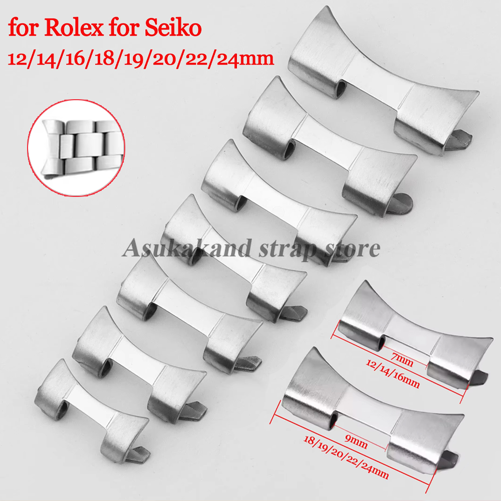 2pcs 12/14/16/18/19/20/22/24mm - Watch Band Connector ulasan dan harga