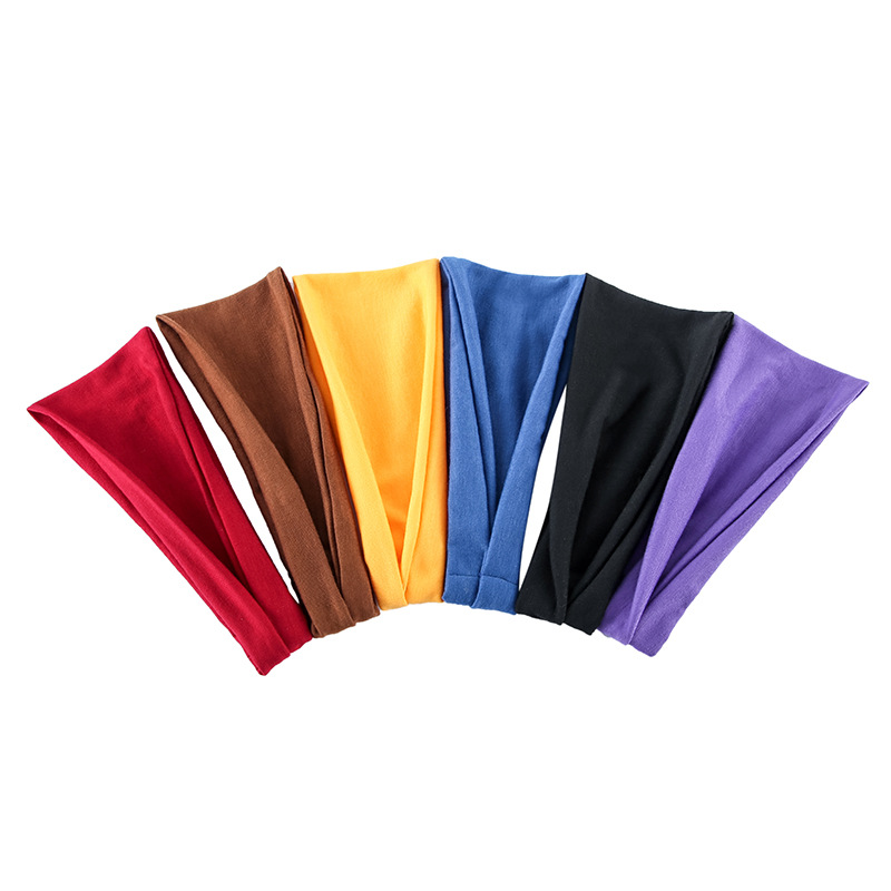 Solid Color Sports Yoga Headba - Milanaise Mesh Band ulasan dan harga