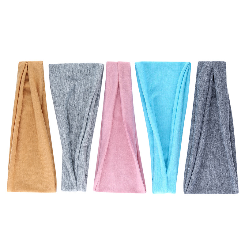 Solid Color Sports Yoga Headba - Milanaise Mesh Band ulasan dan harga