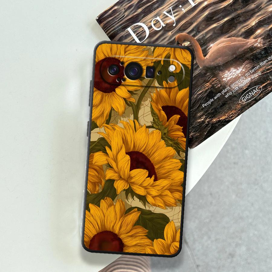 Sunflower Sea Funda Phone Cove - Google Pixel 9 Pro ulasan dan harga