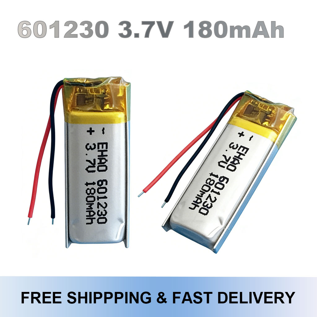 601230 3.7V 180mAh Rechargeabl - Smartwatch Headset ulasan dan harga