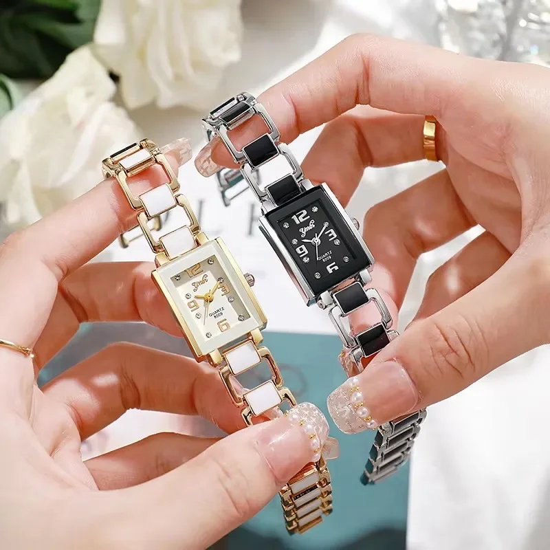 Fashion Watch for Women Versio - Ceramic Link Bracelet ulasan dan harga