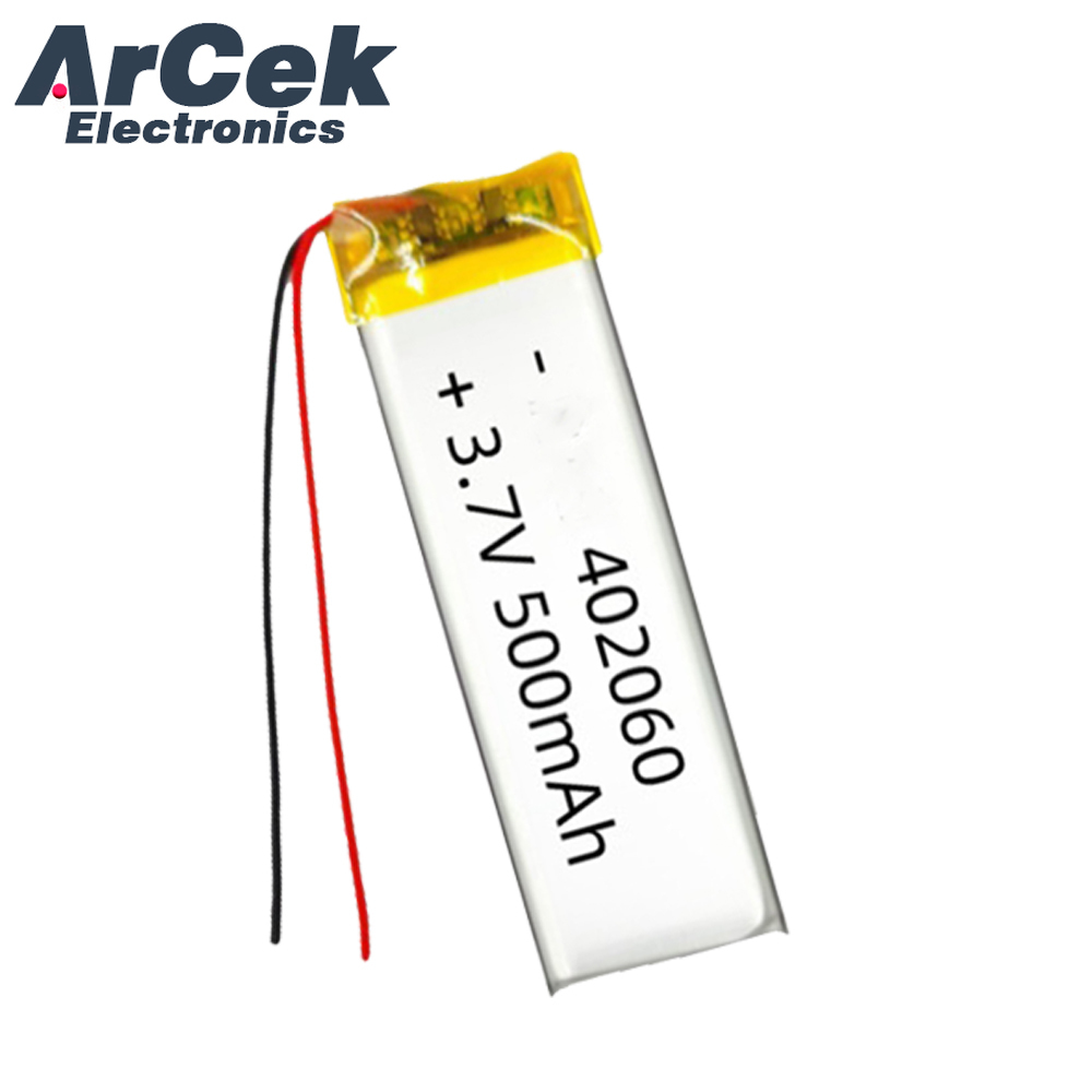 5PCS 3.7V 500mAh 402060 Lipo P - Smartwatch Headset ulasan dan harga