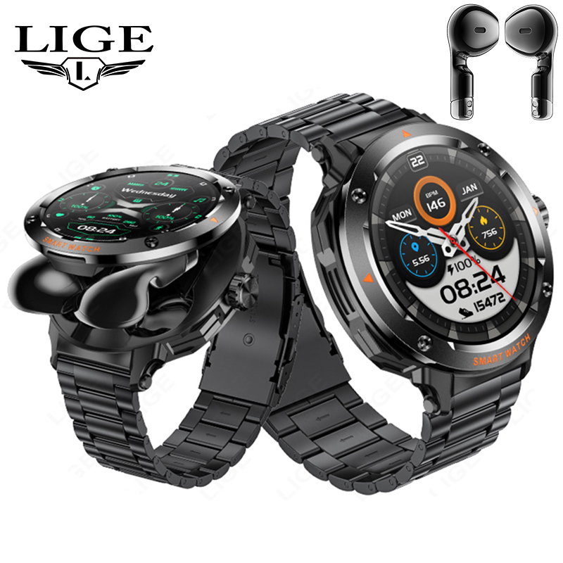 New Men's 2 In 1 Headset Smart - Smartwatch Headset ulasan dan harga