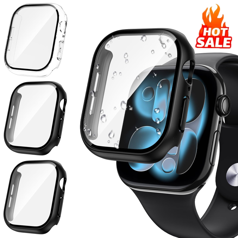3pcs Glass+Cover For Apple Wat - Apple Smartwatch Accessories ulasan dan harga