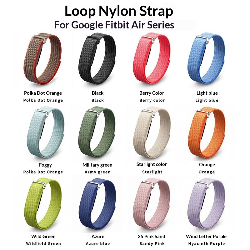 NEW For Google Fitbit Air Nylo - Sport Loop Strap ulasan dan harga