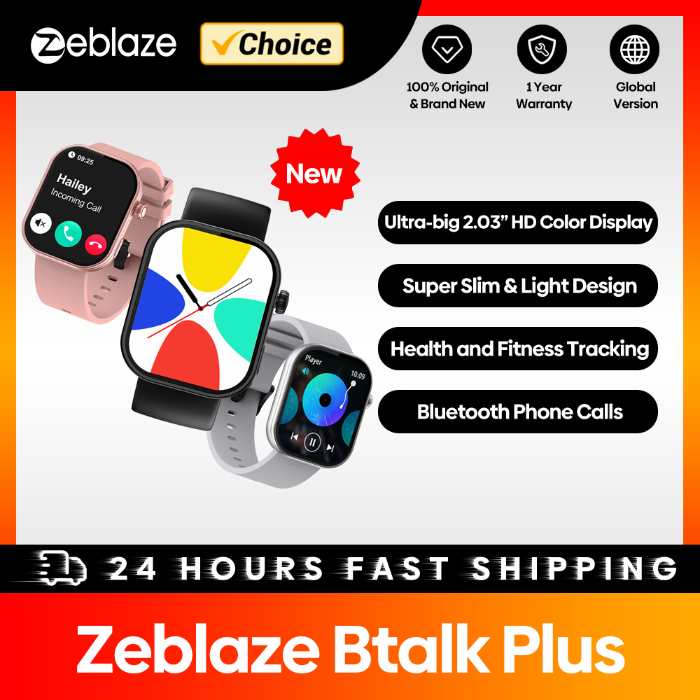 New Zeblaze Btalk Plus Voice C - Smartwatch X12 ulasan dan harga