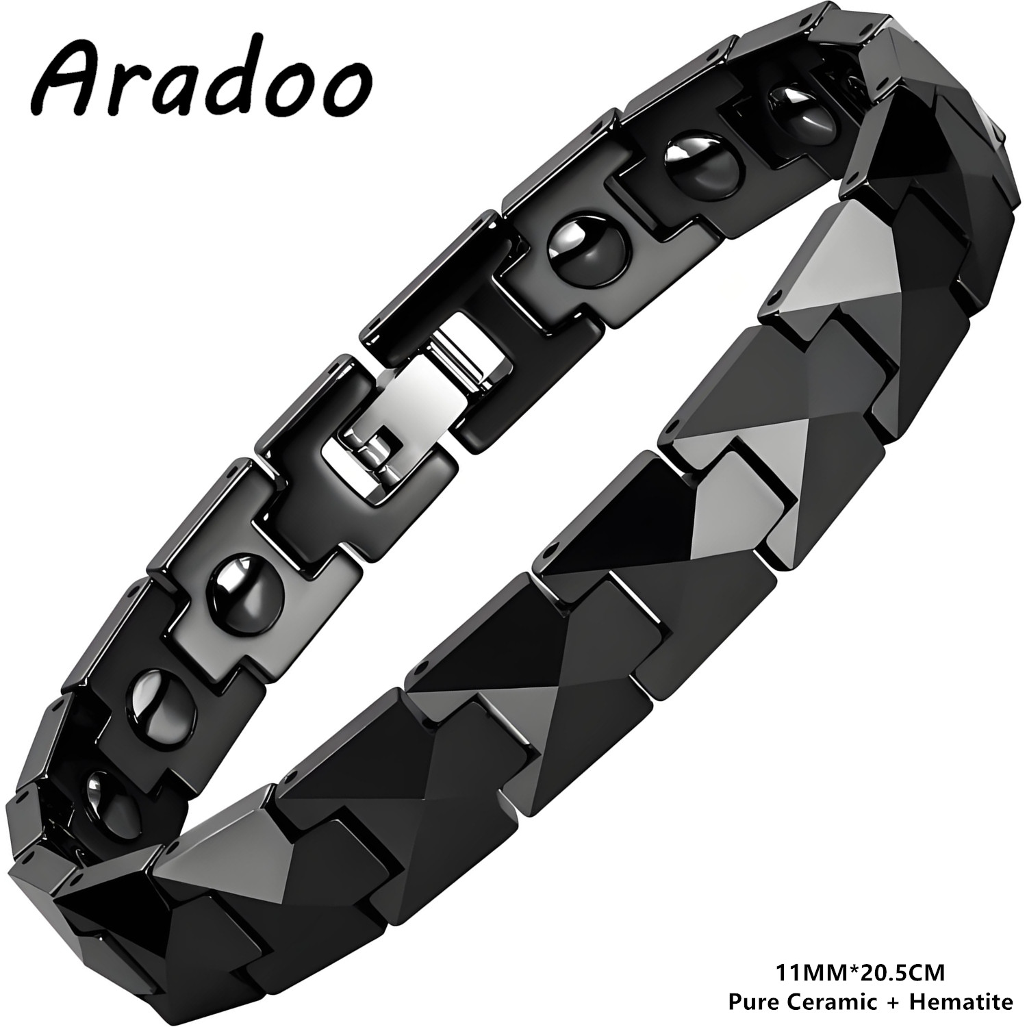 ARADOO Premium Ceramic Bracele - Ceramic Link Bracelet ulasan dan harga