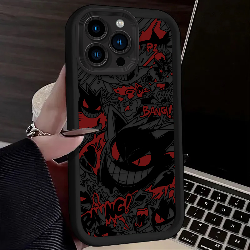 P-Pokemon Gengar Graffiti Phon - Apple Iphone 16 ulasan dan harga
