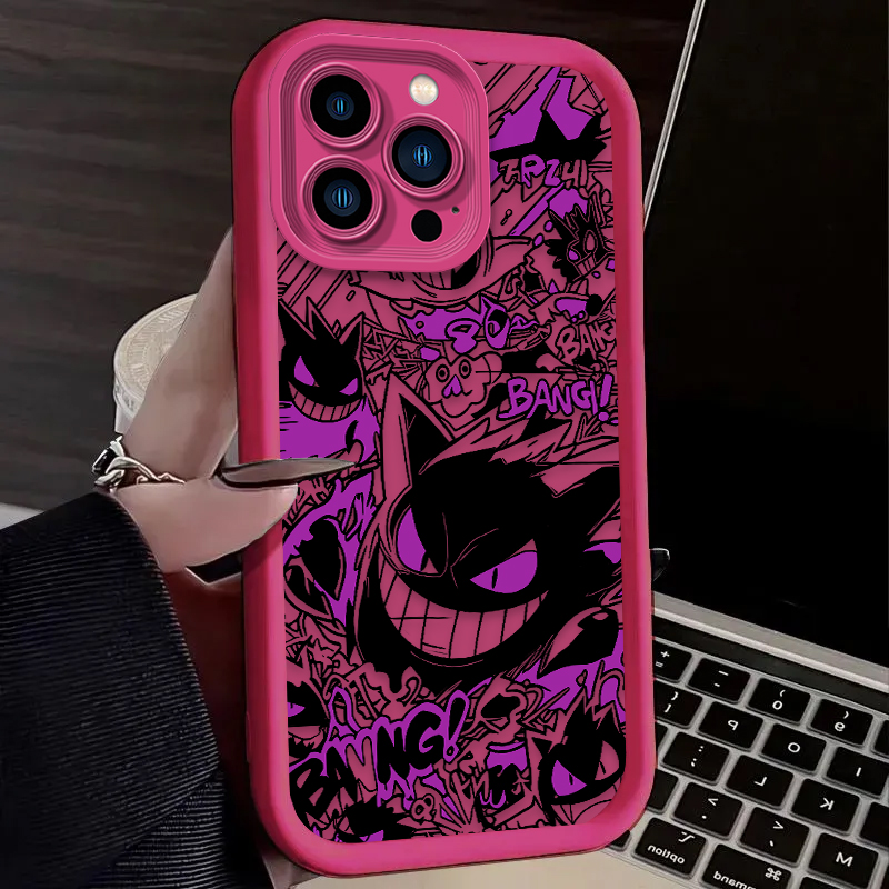 P-Pokemon Gengar Graffiti Phon - Apple Iphone 16 ulasan dan harga