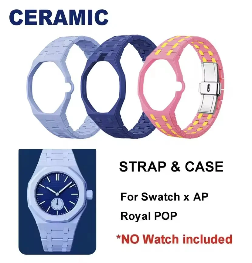 2 in 1 Bioceramic Case+Strap F - Ceramic Link Bracelet ulasan dan harga