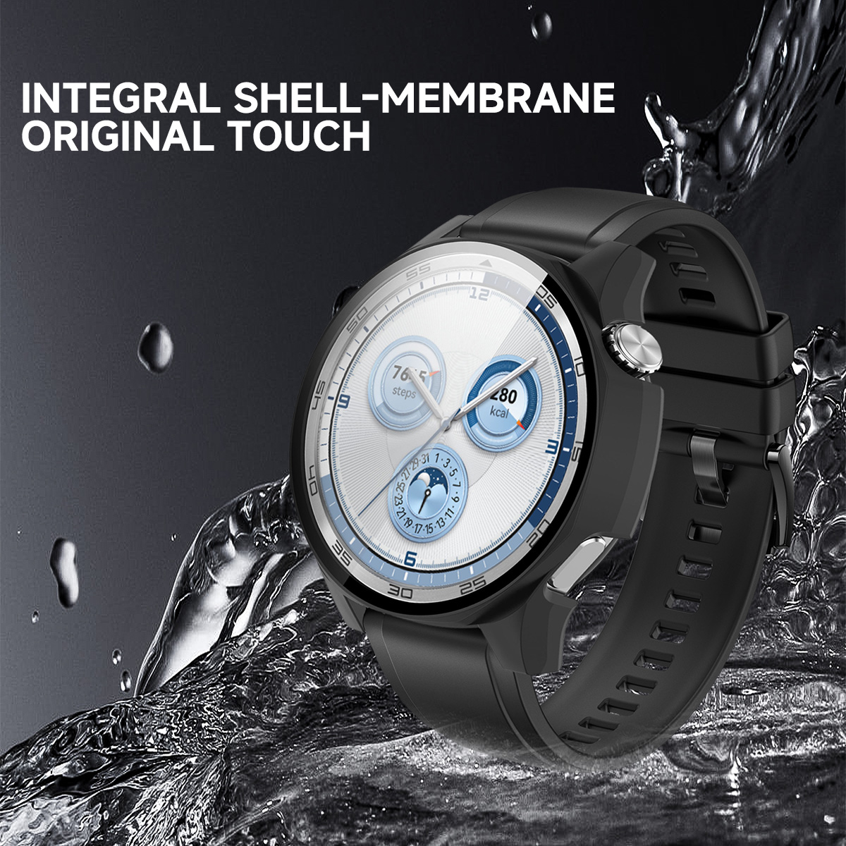Tempered glass case For Huawei - Huawei Smartwatch Accessories ulasan dan harga