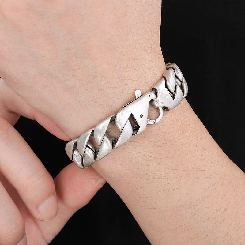 KALEN Vintage Stainless Steel  - Ceramic Link Bracelet ulasan dan harga