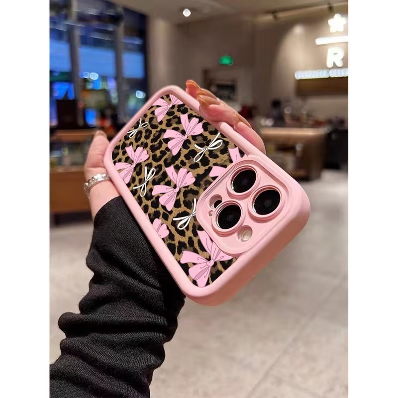 Leopard Print Bow Phone Case F - Apple Iphone 16 ulasan dan harga