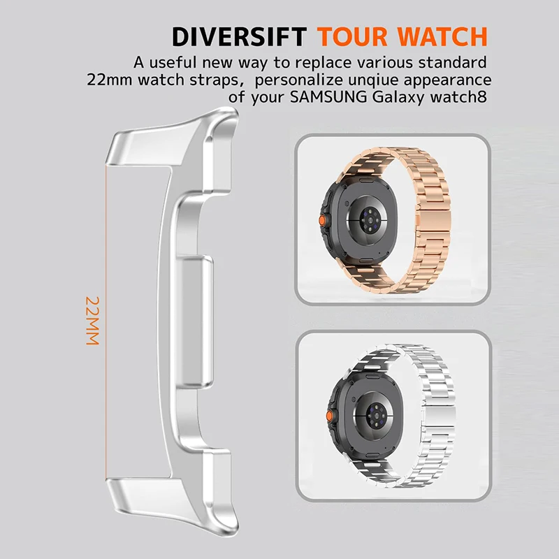 2Pcs Stainless Steel Connector - Watch Band Connector ulasan dan harga