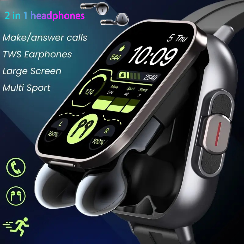 New TWS 2 in 1 Smart Watch wit - Smartwatch Headset ulasan dan harga