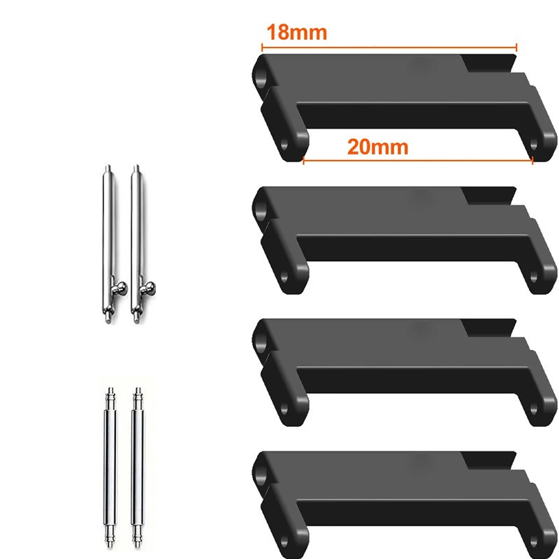 Universal 18mm To 20mm Raised  - Watch Band Connector ulasan dan harga